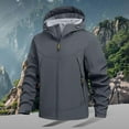 thumbnail image 1 of MHFRRA Winter Coat Winter Softshell Jacket Outdoor Windproof Coat Warm Thermal Insulated Water Casual Hiking Cycling Sports, 1 of 3