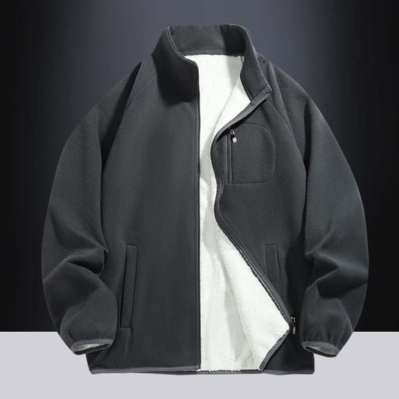 MHFRRA Winter Coats for Men Jacket Outerwear Top Outdoor Liner Thickened Warm Winter