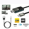 MHL USB Type C to HDMI HD TV Cable Connects Mobile Devices to HD TV