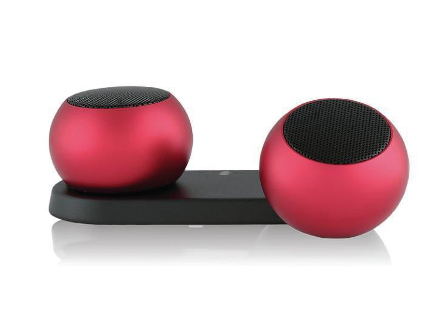 MHM-STEREORED My Heavy Metal Stereo Pair Bluetooth Speaker - Red - image 1 of 1