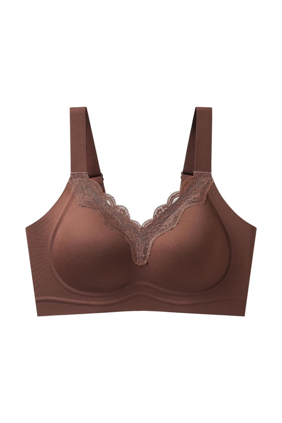 Wireless Bra for Women No Underwire Push Up Supportive Bras Comfortable Full Coverage Bralattes