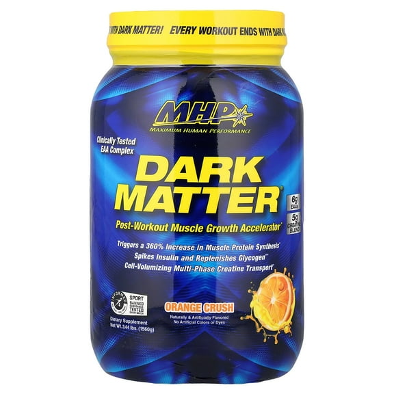 MHP DARK MATTER®, Post Workout Muscle Growth Accelerator, Orange Crush, 3.44 lbs (1,560 g)