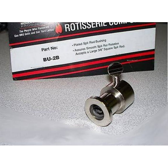 MHP Gas Grill Large 3/8" Rotisserie Spit Rod Chrome Bushing BU-2B
