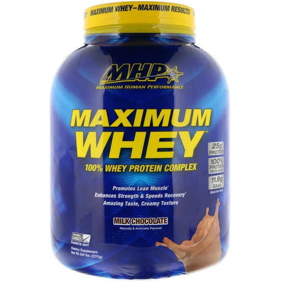 MHP Maximum Whey, Milk Chocolate, 5.01 lbs (2275 g)