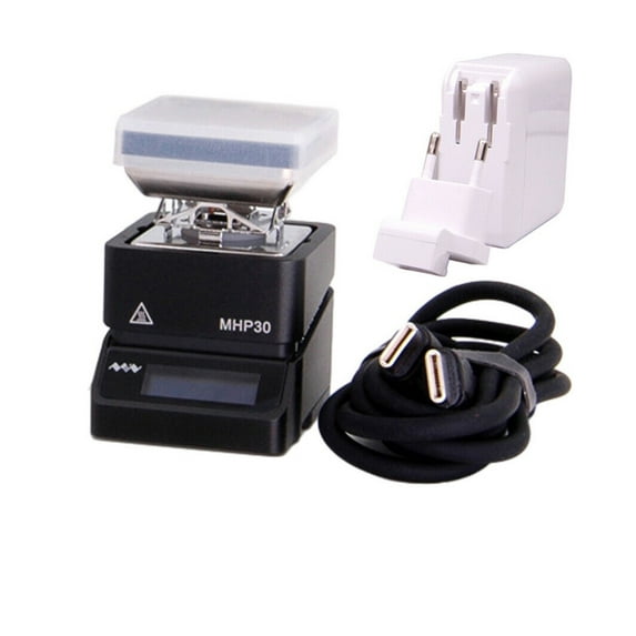 MHP30 Mini Hot Plate SMD PCB Preheater Rework Station Heater LED Strip Remover 30*30mm Heating Area Hot Plate Preheater Stand