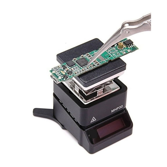 MHP30 Mini Hot Plate SMD Preheater Preheating Rework Station PCB Board Soldering Desoldering Heating Plate LED Strip Repair Tool ,Easy Operation