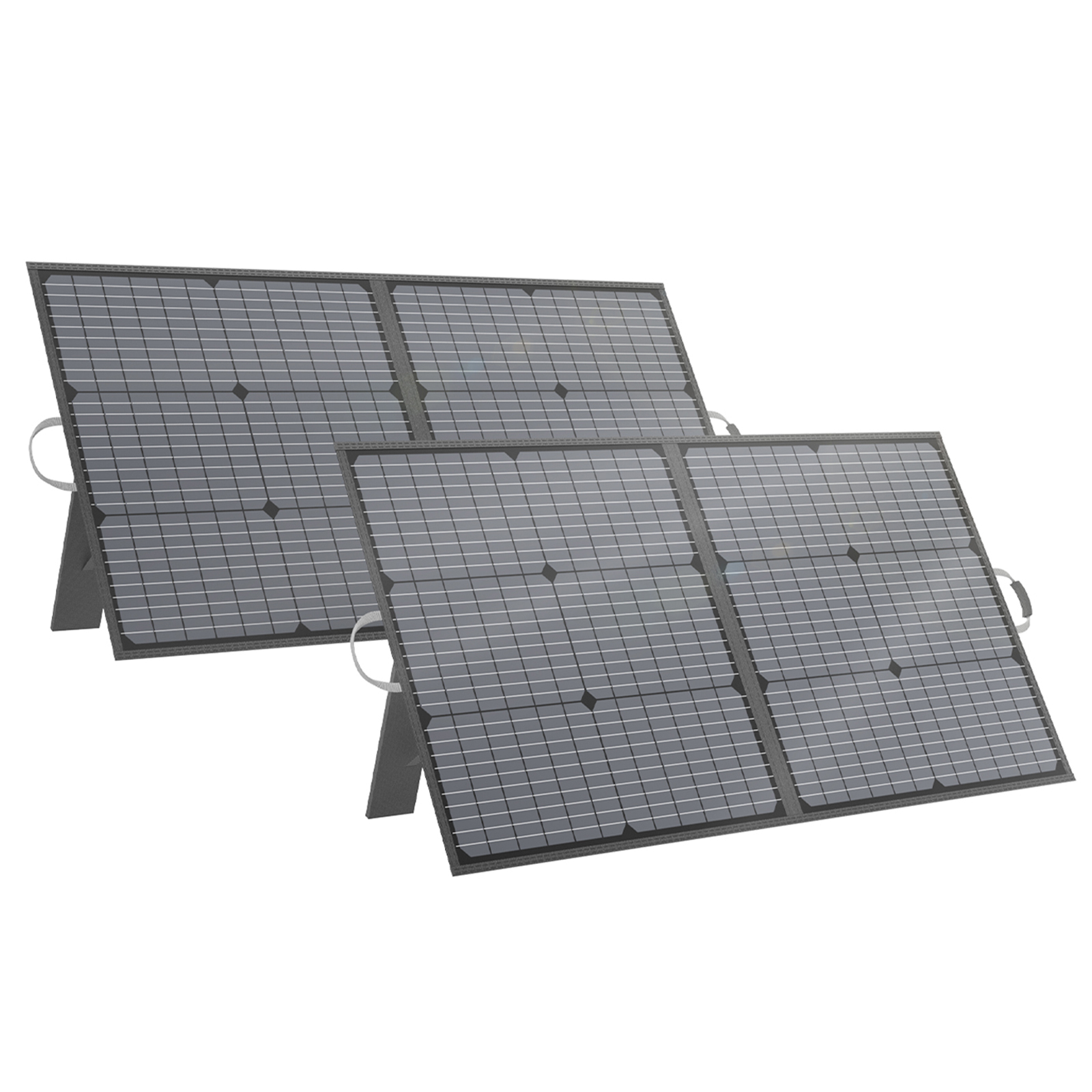 MHPOWOS 2Pcs 110W 20V Portable Solar Panels Solar Charger fit Portable Power Station 23.5% High Efficient for Outdoor Camping Off-grid