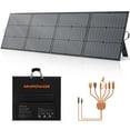 thumbnail image 1 of MHPOWOS Portable Foldable 220W 40V Solar Panel IP67 Waterproof Solar Panel Kit with Adjustable Kickstand for Power Station Camping Home Backup Off Grid System, 1 of 8