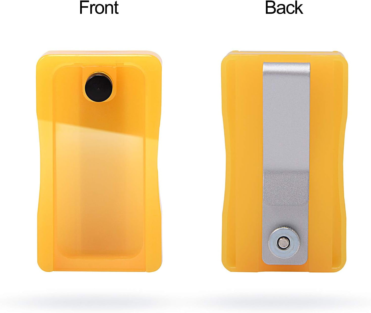 MHSIOAP-Blade Disposal Container Storage Box, Safety to Dispose of Most 9mm 18mm Snap Off Utility Knife Blades, Portable Plastic Blades Breaker Bank with Magnet and Clip