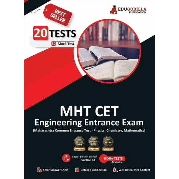 MHT CET Engineering Exam 2023 - Mathematics, Physics and Chemistry (PCM Group) - 20 Mock Tests (1500 Solved Questions) w, (Paperback)