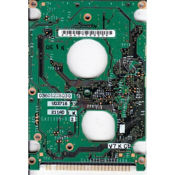 MHT2040AT, PN CA06297-B11200DL, CA26325-B12304BA, Fujitsu 40GB IDE 2.5 PCB