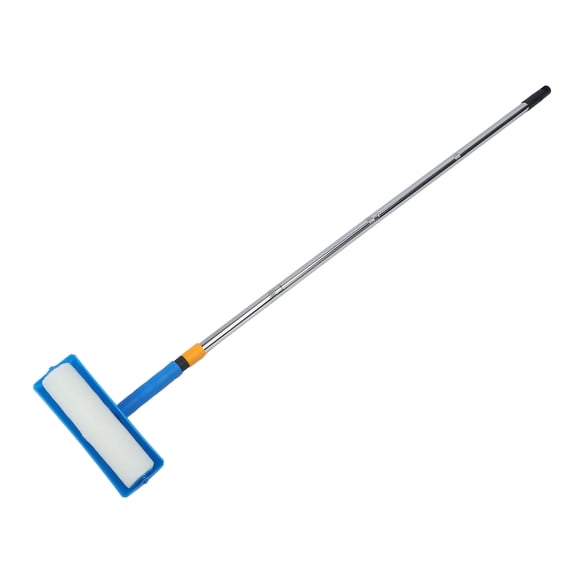 MHXCV 10 Inch Ceiling Paint Roller with Protective Shield and Adjustable Head, Reusable Anti-Splashing Painting Brush Tool for Home Walls and Garages, 1 Count