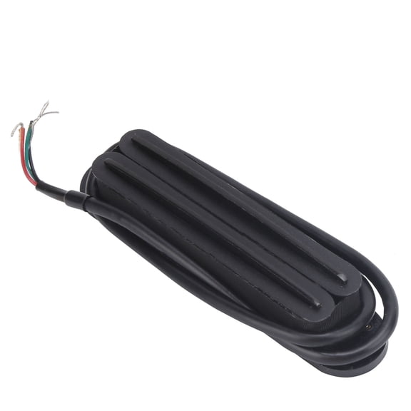 MHXCV 11K Dual Hot Rail Humbucker Pickup for Electric Guitar Ceramic Magnet ABS Musical Instrument Replacement Accessory Black Rail (3.94 inches / 10.00 cm)