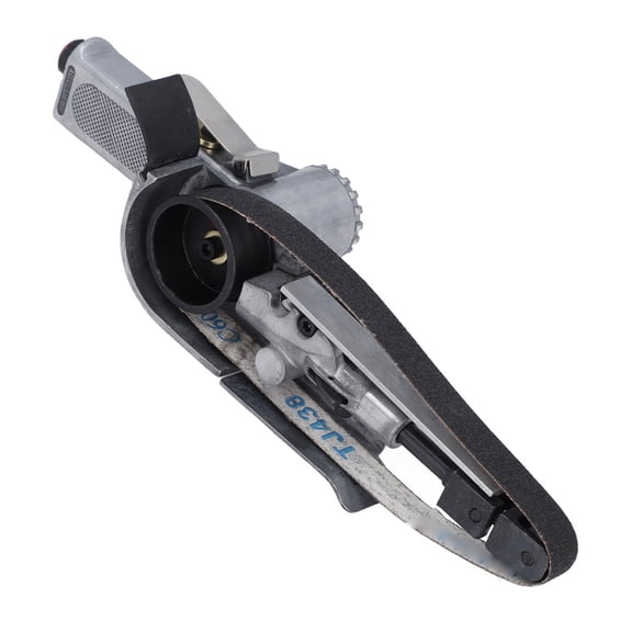 MHXCV 20MM Air Belt Sander (4/5 inches / 20.32 cm) 1/4in Air Intake 16000RPM Pneumatic Sanding Machine for Plastic, Metal, Leather, and Woodworking Projects, High Speed Grinding Tool