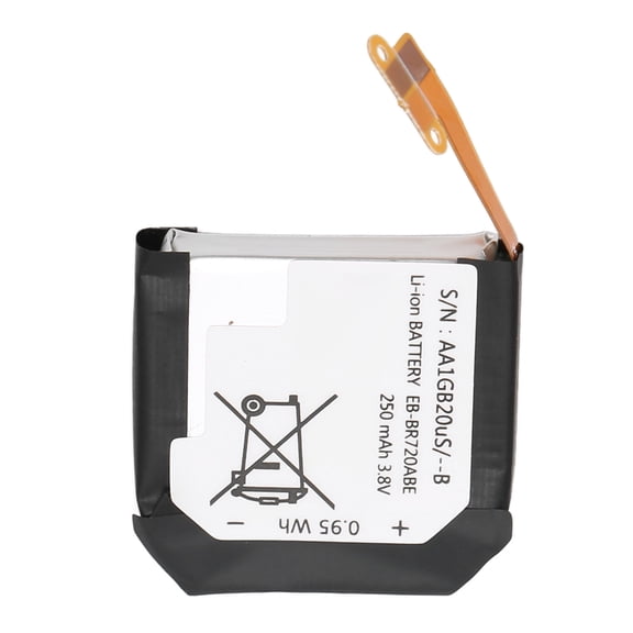 MHXCV 250mAh Replacement Smart Watch Battery for Samsung Gear S2 Classic SM R720 SM R732, 3.8V Li-Ion, 0.3 oz / 9g