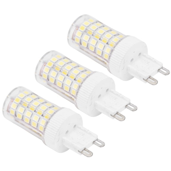 MHXCV 3-Pack G9 LED Lamp Bulb 2835 SMD 10W 1000LM 360 Degree Beam Angle Ceramic Light Bulb for Indoor Home Kitchen Living Room Lighting Fixtures 220V Non-Dimmable