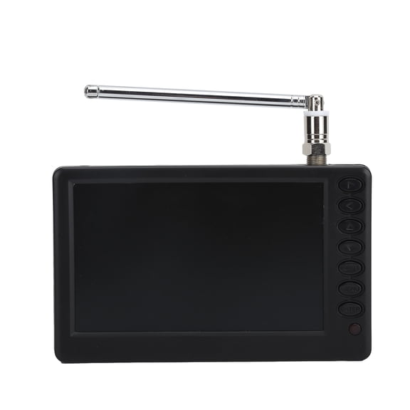MHXCV 5 Inch Portable Digital Television Handheld Digital TV for Car Camping Kitchen Outdoor Travel ATSC Color TFT LED Small Television with Antennas Charger Remote Control 1920x1280 5" LCD TV