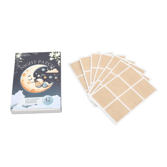 MHXCV 84pcs Children Sleep Patch Calm Promoting Support for Improve Quality Night Resting Non-Woven Fabric 4.33 inches / 11 cm