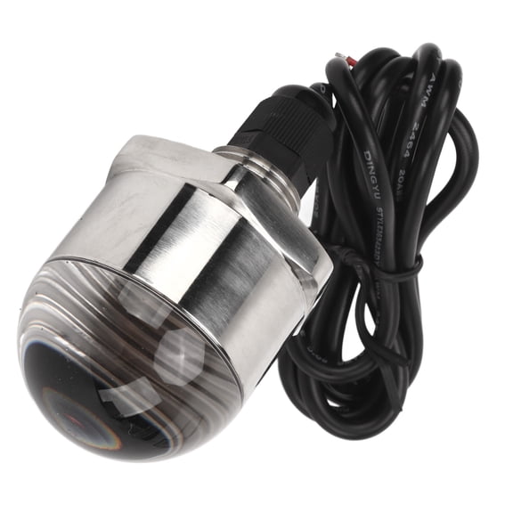 MHXCV 9 LED Boat Plug Light M12 12V Marine Underwater Fishing Night Lights Green Waterproof Navigation Lamp for Yacht Ship 10 inches / 25.4 cm