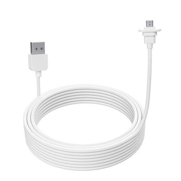 MHXCV 9m/29.5ft Outdoor Charging Cable Compatible with eufyCam 2C & 2C Pro Weatherproof Power Wire 1-Pack