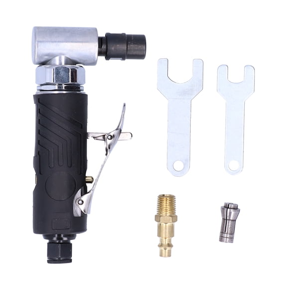 MHXCV Air Die Grinder 90 Degrees Pneumatic Straight Shank Grinding Machine Polishing Tool, 20000 RPM (7.48 inches / 19 cm)