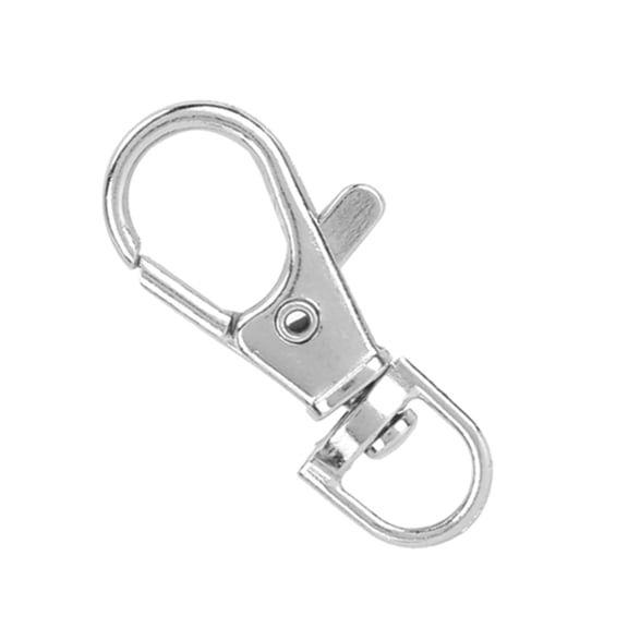 MHXCV Anti-Escape Birdcage Door Lock Buckle, Premium Metal Lobster Claw Trigger Snap Hook Clips for Parrot Cages, Secure Pet Bird Cage Accessories (12 Inches / 30.48 cm, 12 Packs)