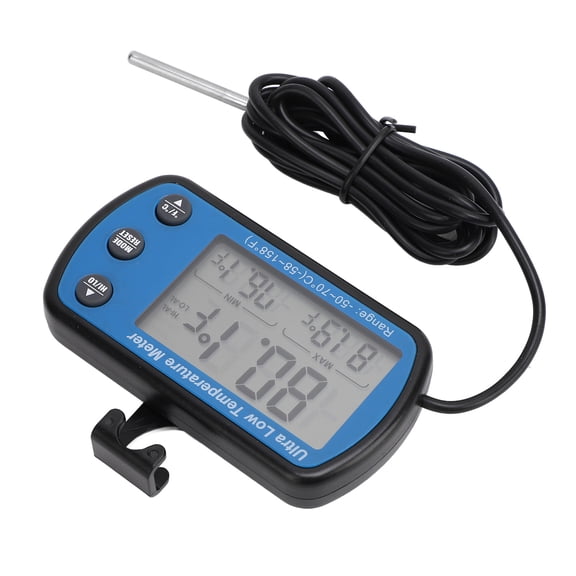 MHXCV Digital Refrigerator Thermometer with Alarm high Accuracy Freezer Room Temperature Meter for Hospital Lab Home Kitchen (50 to 70 / -58 to 158)