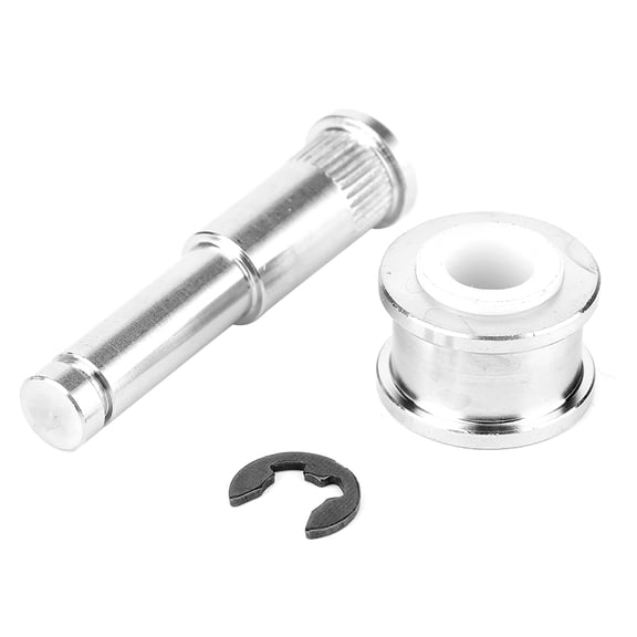 MHXCV Door Hinge Pin Roller Repair Kit for GM GMC Chevrolet C & K Series Trucks SUVs 2007-2011 Silver Aluminum 3-Piece Set Replacement Parts for Easy Installation and Rustproof Performance