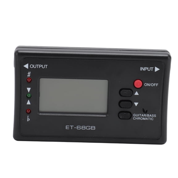 MHXCV ET-68GB 3-in-1 Digital Tuner Metronome Tone Generator Combo for Acoustic Electric Guitar, Bass, Violin, Ukulele with Dual Unit Display (11.00 x 6.00 x 2.00 inches / 27.9 x 15.2 x 5.1 cm)