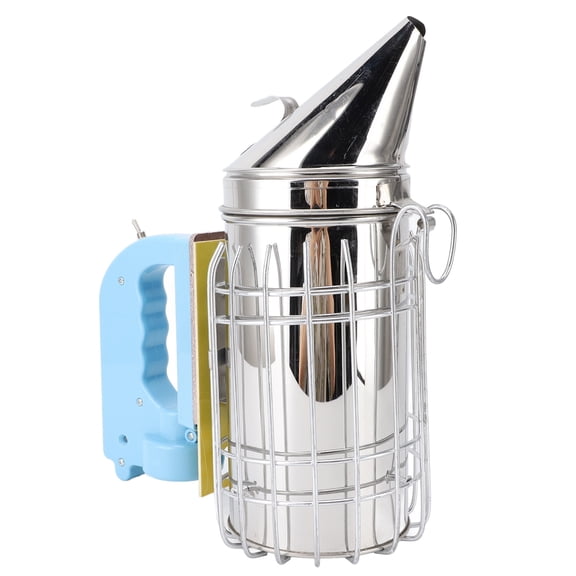 MHXCV Electric Beehive Smoker Stainless Steel Plastic Handle Beekeeping Equipment USB Powered 3500mAh Battery Apiculture Tool for Safe Honey Harvesting