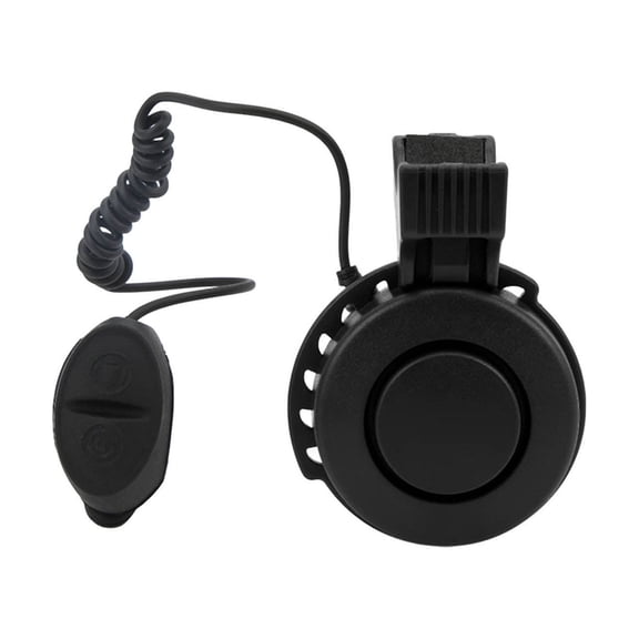 MHXCV Electric Bike Horn Waterproof USB Rechargeable Bicycle Bell 110-120dB Loud Sound for Mountain Bikes Road Bikes BMX Scooters Handlebar Black Color