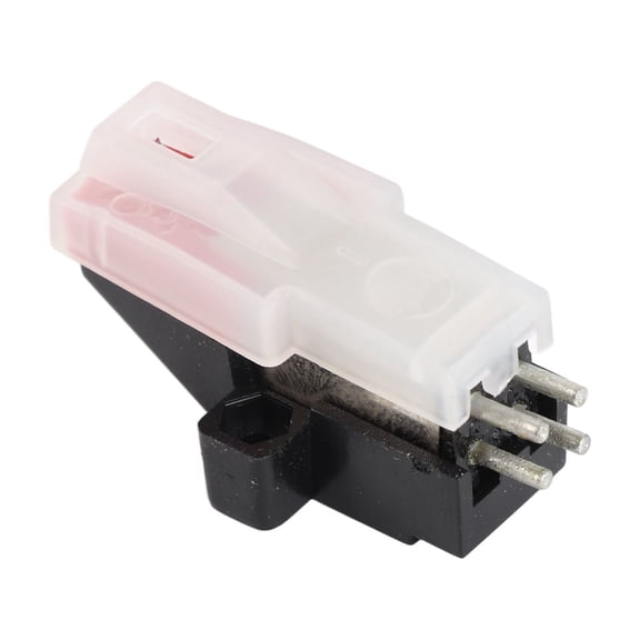 MHXCV Moving Magnet Turntable Cartridge Universal Stylus for 33 1/3, 45, 78 RPM Records Black and Red 2.36 inches / 6 cm