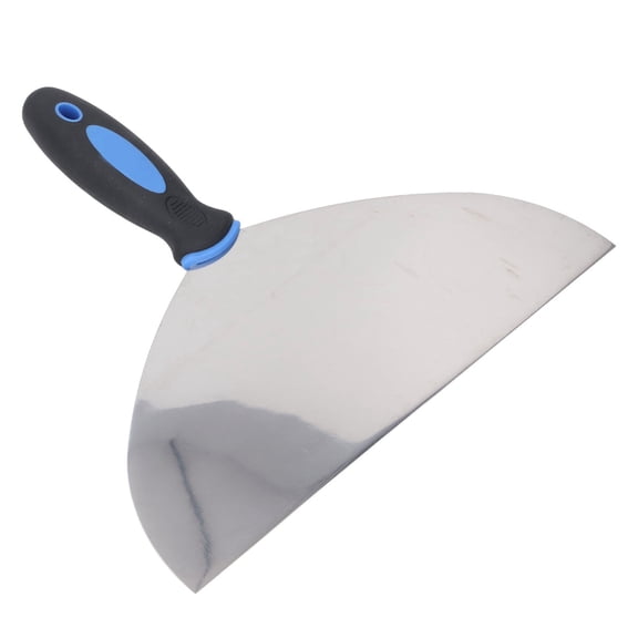 MHXCV Premium Stainless Steel Putty Scraper and Wallpaper Paint Plaster Decal Tool with Convenient Hanging Hole for Professional Drywall Repair and Taping Mud, 10 Inches / 25.4 cm