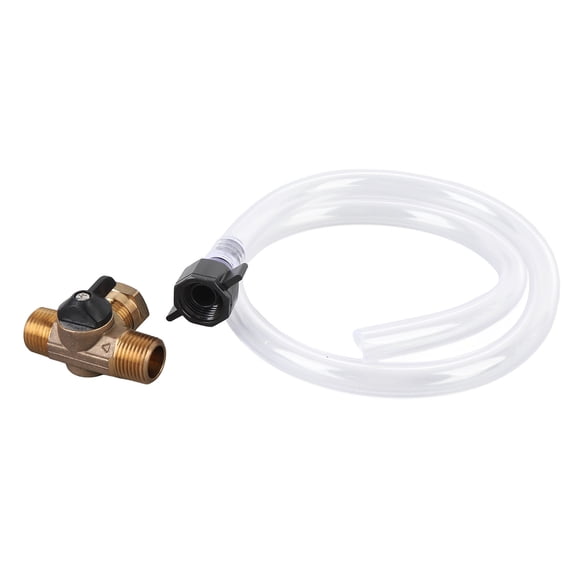 MHXCV RV Pump Converter Winterizing Kit, 17x17x4 In Heavy Duty Copper Water System Antifreeze Pump Converter for Boat Campervan Recreational Vehicle Water Pump to Fill Pipes with Antifreeze