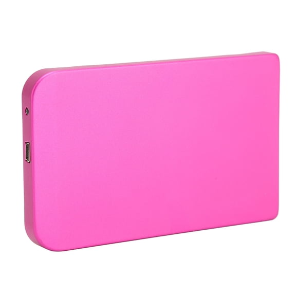 MHXCV Red 2.5 Inch USB 2.0 Hard Drive Enclosure External HDD SSD Storage Case Shell 480Mbps Portable High Speed Desktop Laptop Memory Drive Shield Case Ultra Thin Aluminum Alloy (10" / 25.4 cm)