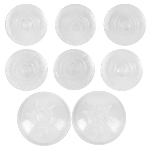 MHXCV Universal Gamepad Adjustable Height Joystick Cover Accessory Replacement Pack for PlayStation 4 and Xbox One Game Controller, Silicone Thumb Grips Caps, White (10 inches / 25.4 cm)