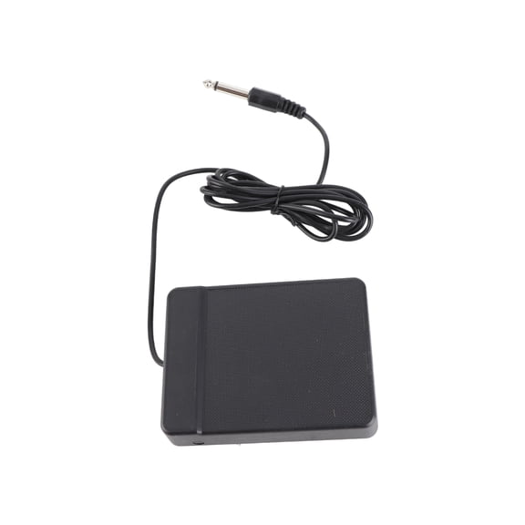 MHXCV Universal Single Sustain Pedal for Musical Instruments Electronic Keyboard Digital Piano Drum Roll Up Piano Synthesizer 3.9 inches / 9.9 cm with Anti-Slip Base Diamond Texture Design Black