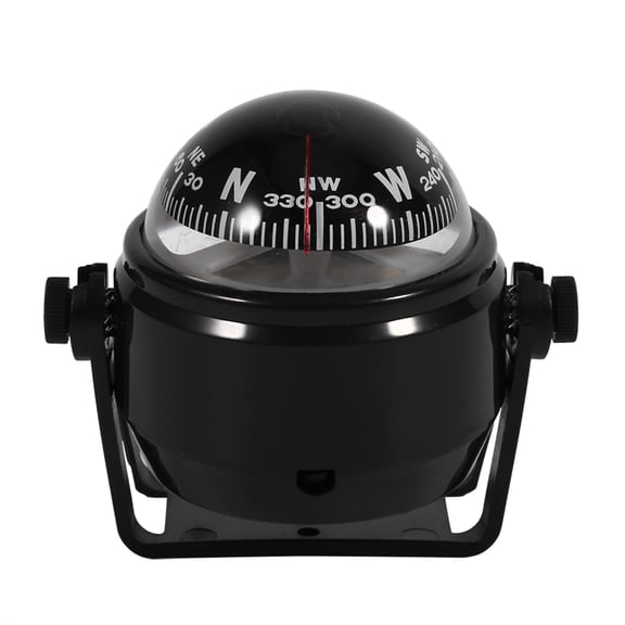 MHXCV Voyager Compass Bracket Mount Marine Electronic Navigation Compass for Boat Caravan Truck, Black (9.00 x 8.00 x 7.00 inches / 22.8 x 20.3 x 17.7 cm)