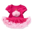 thumbnail image 1 of MHZLDYZ Baby Boy Clothes 0-3 Months Infant Girl Baby Children's Skirt Baby Holiday Dress Short Sleeve Dress Skirt Climbing Suit Romper Bodysuit Baby Boy Onesies Newborn Onesies Girl (I,80), 1 of 5