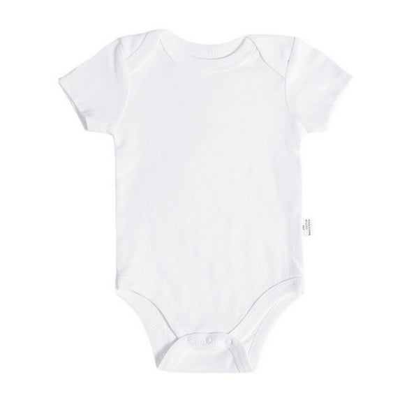 MHZLDYZ Baby Boy Onesies 0-3 Months 6 Color Solid Color Baby Cotton Short Sleeved Triangle Climbing Suit Baby Summer Clothing 3 24M Preemie Onesies for Baby Girl Baby Onsies Baby Onsies(White,24M)