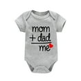 thumbnail image 1 of MHZLDYZ Baby Onesies 0-3 Months Boy Infant Fall Boy And Girl Long Sleeve Letter Print Romper Comfortable Home Wear Jumpsuit Thanksgiving Baby Bodysuit Baby Girl Onesies 0-3 Months (C,24M), 1 of 4