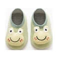 thumbnail image 1 of MHZLDYZ Baby Shoes 0-27 Months Baby Cotton Sandals Light Soft Sole Toddler Sandals Unisex With Cartoon Decoration for Children Learning To Walk Baby Boy Shoes 0-27 Months (Green,L), 1 of 6