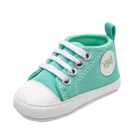 MHZLDYZ Baby Walking Shoes 12-448 Months Indoor Year Baby Colors 0-1 Toddler 9 Baby Sole Shoes Available Old Soft Shoes Baby Sneakers Baby Shoes 9-12 Months Boy (Mint Green,11)