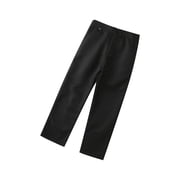 black dress pants walmart TM Exposure Kids Boys Junior Toddler Flat Front Slim Fit Dress Pants Slacks - Black - Poly/Viscose