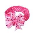 thumbnail image 1 of MHZLDYZ Infant Bows Toddler Baby Girls Headband Dot Prints Bowknot Elastic Hair Band for Infant Baby Bow Headband for Baby Girl Newborn Baby Bows(Hot Pink,One Size), 1 of 2