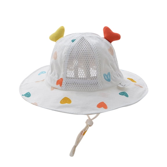 MHZLDYZ New Baby Newborn Infant Baby Boys Girls Fruit Animal Sunscreen Cap Baby Hat Bucket Cap Baby Beanies 0-15 Months New Baby Baby Beanies 0-15 Months(H,50cm)