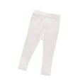thumbnail image 1 of MHZLDYZ Toddler Girls Seamless Leggings Mid Waist Long Pants Yoga Leggings Solid Color Sports Fitness Pants Dress Leggings for Baby Kids Girls (White,90), 1 of 6