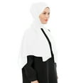 thumbnail image 1 of MHZLDYZ Women's Scarves Women Chiffon Hijab Scarf Long Hijabs Scarves Muslim Scarf Hijab Hijab Shawl Silk Scarf for Women Hair Silk Hair Wrap(White,One Size), 1 of 3