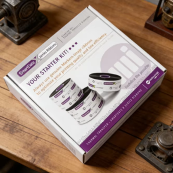 MI Ribbon 813521055022BK  22MM*550M  for MI TTO Printer