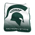 thumbnail image 1 of MI State Spartans Raschel Throw, 1 of 7